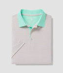 Southern Shirt Starboard Stripe Polo - Sunset